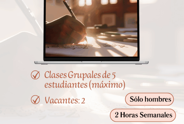 Clases de árabe online para hombres