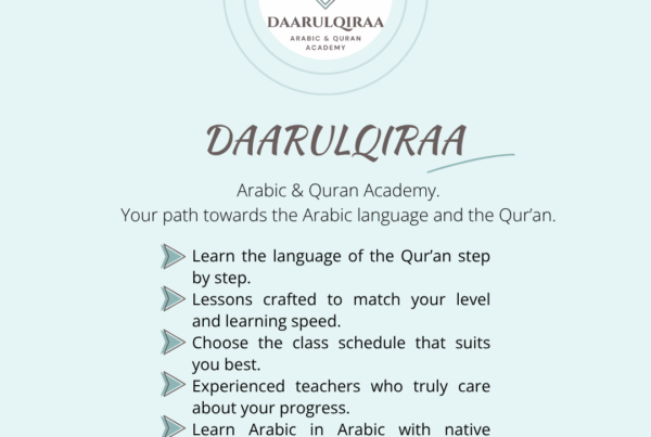 Student learning Arabic online with a native teacher